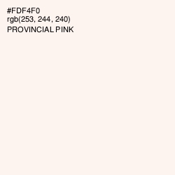 #FDF4F0 - Provincial Pink Color Image